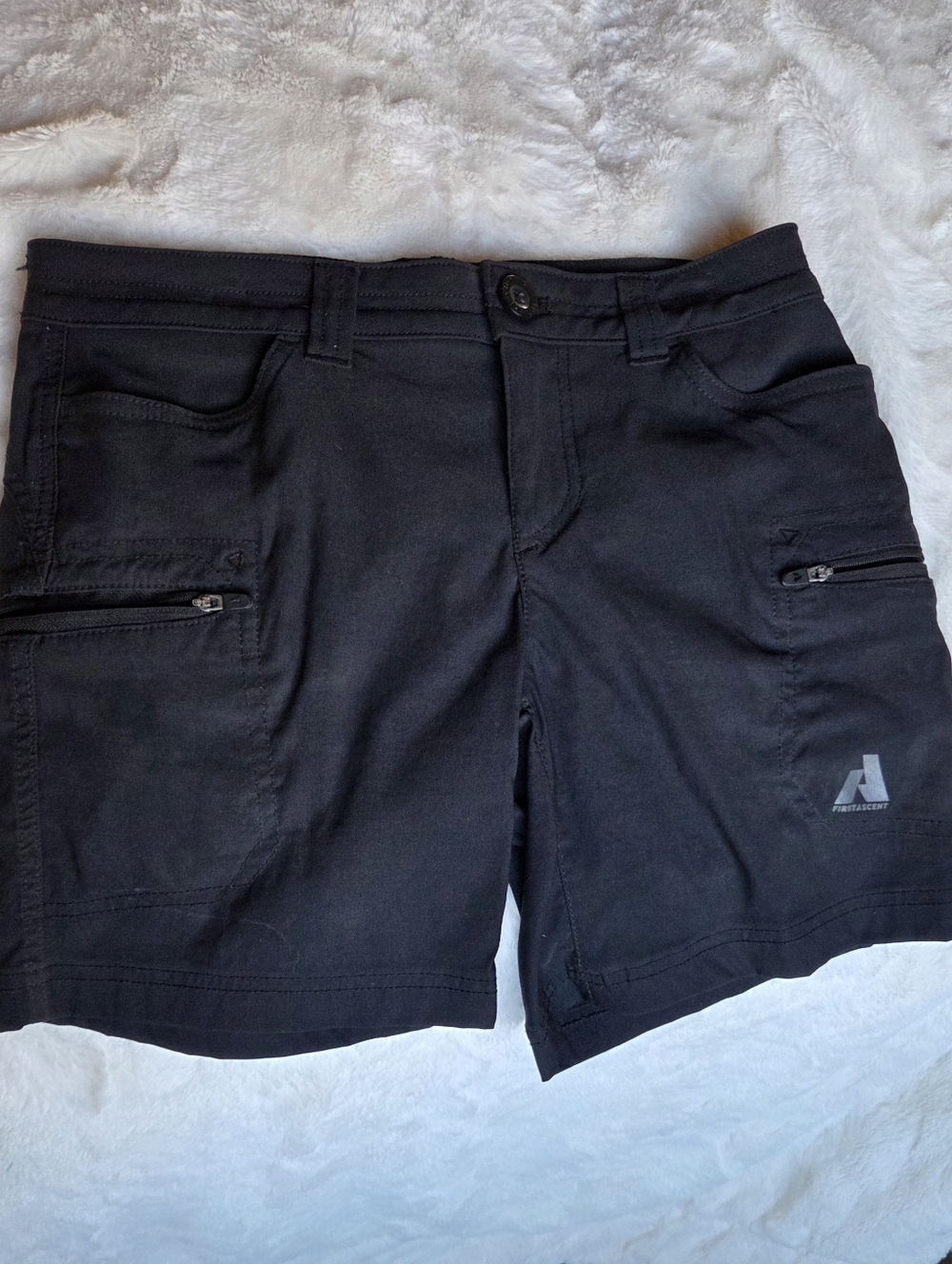 Eddie Bauer Black Tech Cargo Shorts